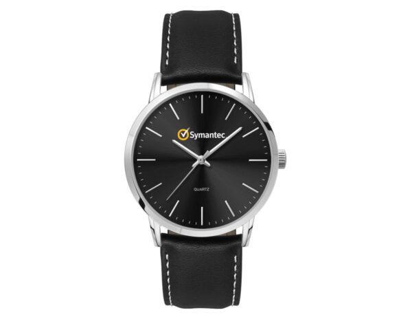 Mens Dress Watch, Leather Strap - Image 2