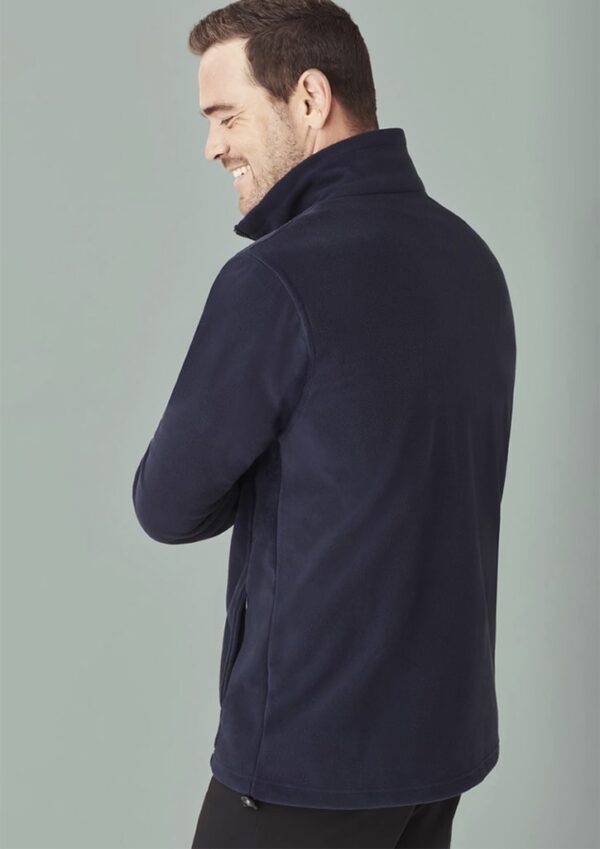 Mens Plain Micro Fleece Jacket - Image 6