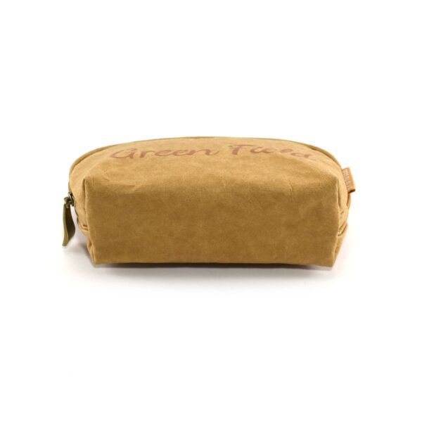 Caroline Kraft Paper Cosmetic Bag - Image 4