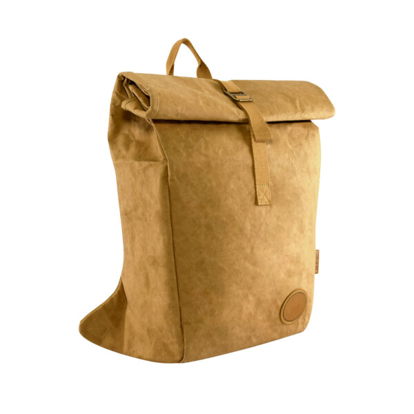Green Leaf Kraft Paper Laptop Backpack - Image 2