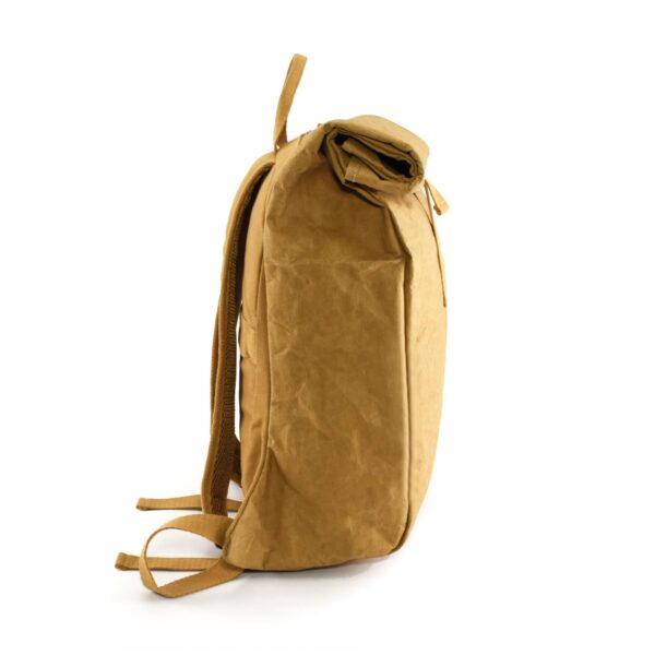 Green Leaf Kraft Paper Laptop Backpack - Image 3