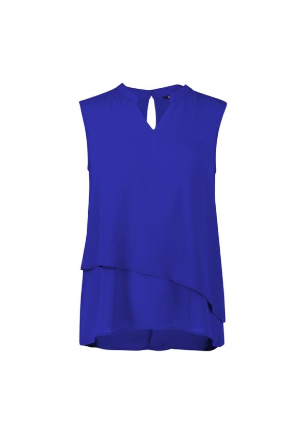 Womens Seville Sleeveless Layered Blouse - Image 8