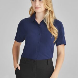 Womens Dahlia Short Sleeve Blouse