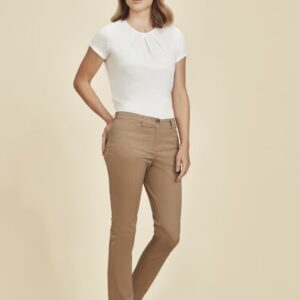 Womens Slim Leg Stretch Chino Pant