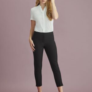 Womens Siena 7/8 Mid-waist Slim Leg Pant
