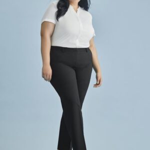 Womens Cool Stretch Tapered Leg Adjustable Waist Pant