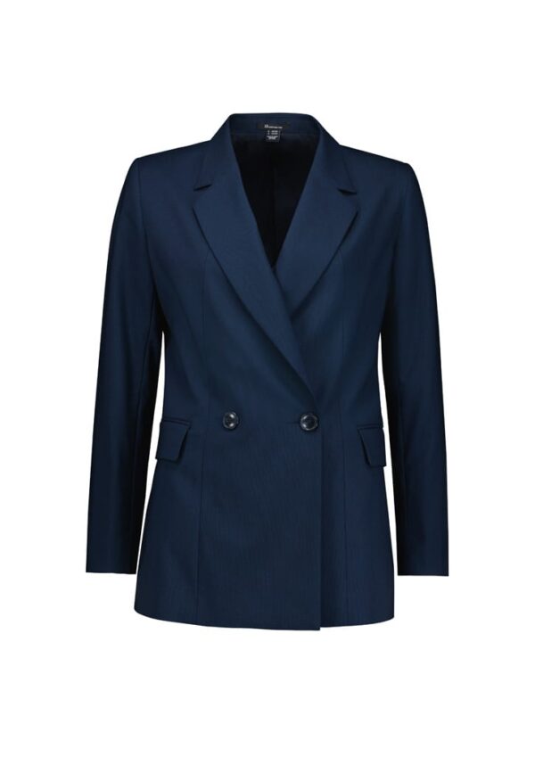 Womens Renew Double Breasted Longline Jacket - Image 2