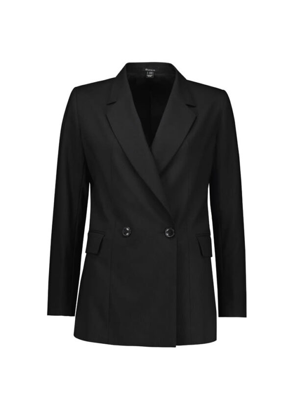 Womens Renew Double Breasted Longline Jacket - Image 4