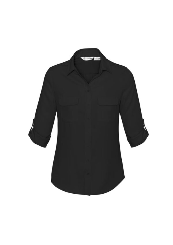 Womens Madison Long Sleeve Shirt - Image 7
