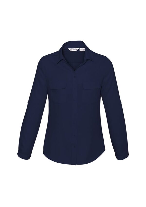 Womens Madison Long Sleeve Shirt - Image 11