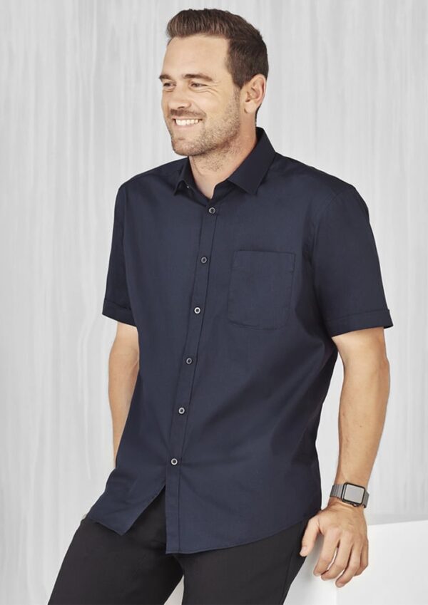 Monaco Mens Short Sleeve Shirt - Image 6