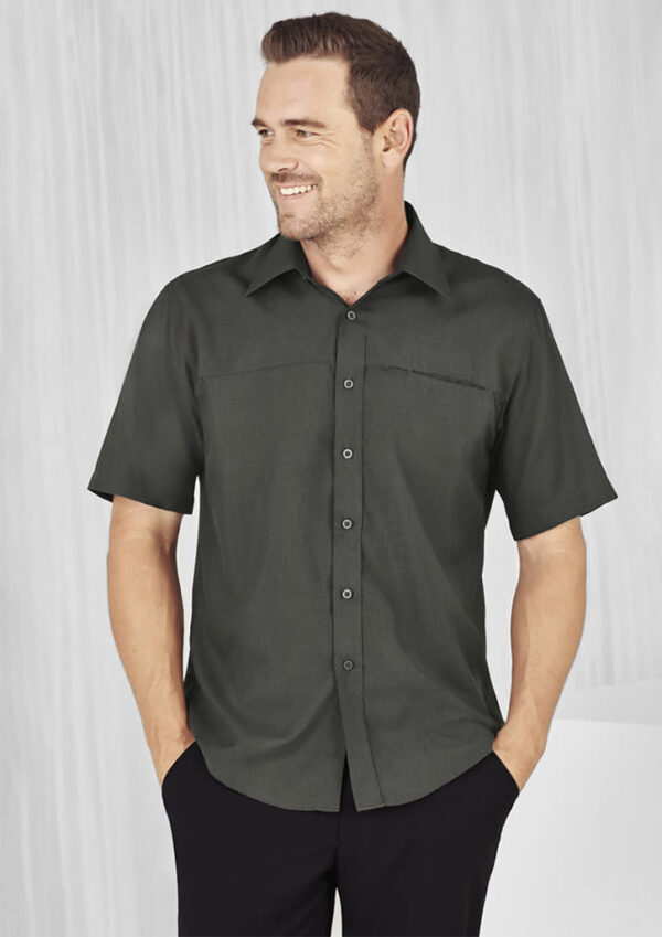 Oasis Mens Plain Short Sleeve Shirt - Image 22