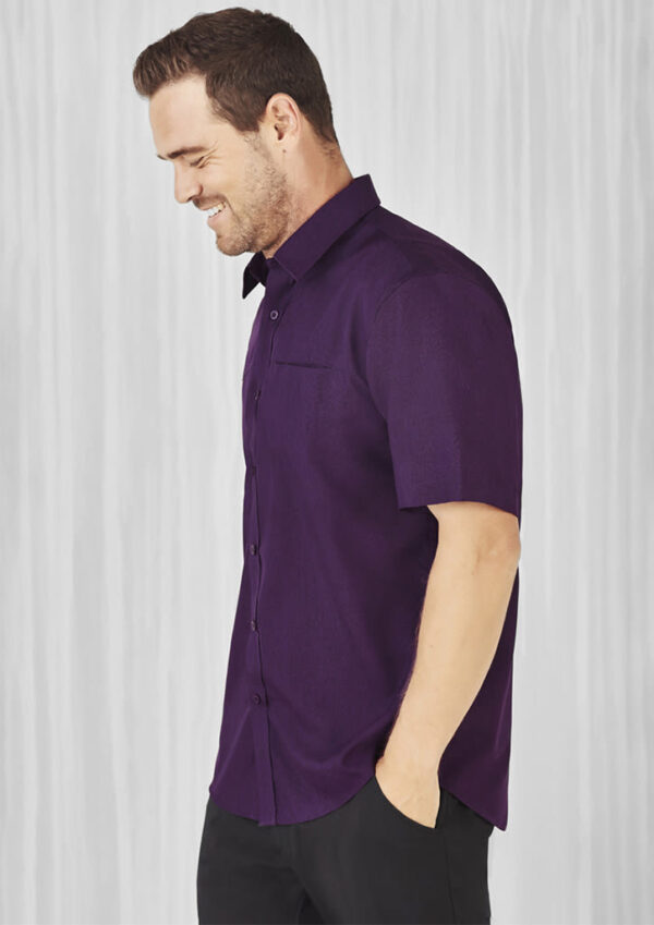 Oasis Mens Plain Short Sleeve Shirt - Image 7