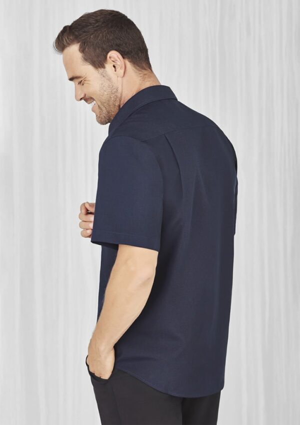 Oasis Mens Plain Short Sleeve Shirt - Image 3