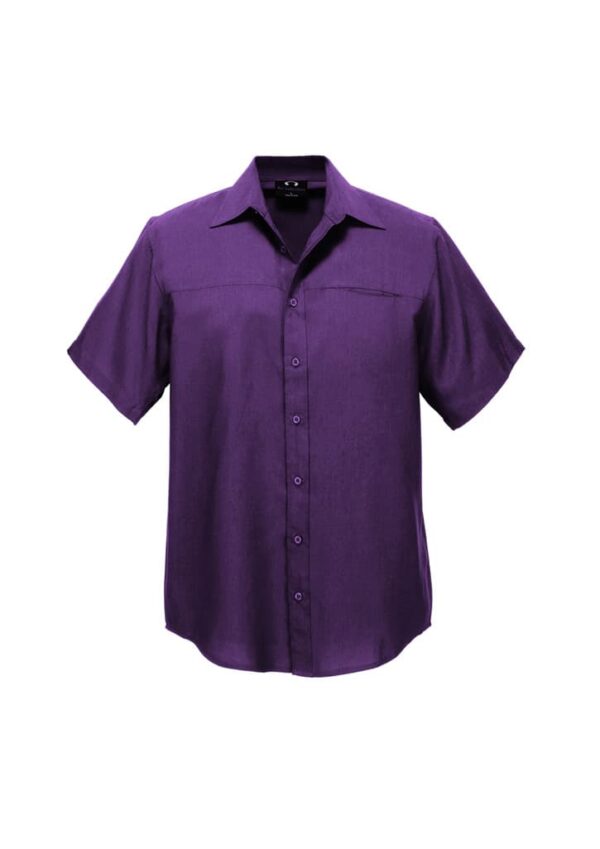 Oasis Mens Plain Short Sleeve Shirt - Image 8
