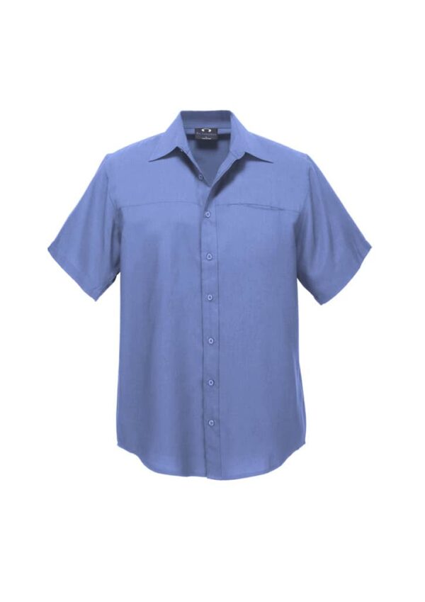 Oasis Mens Plain Short Sleeve Shirt - Image 14