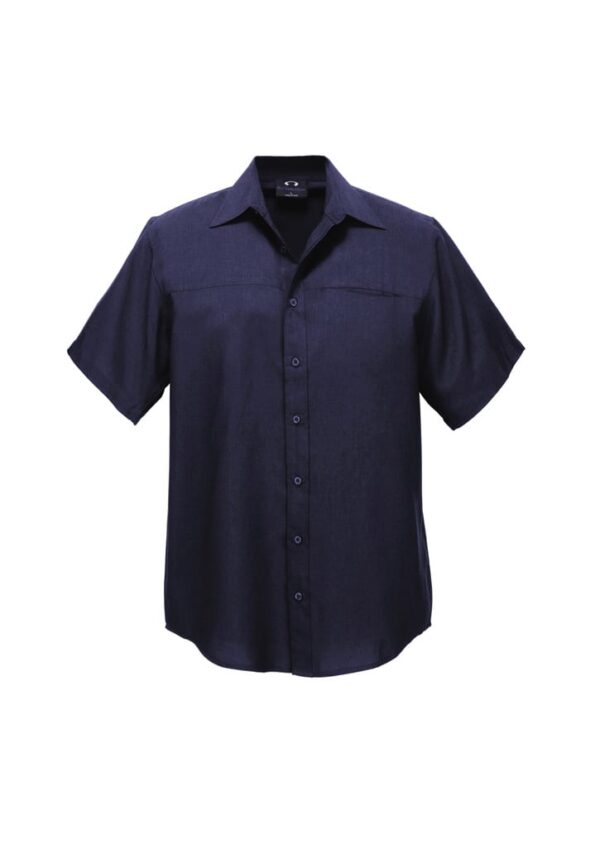Oasis Mens Plain Short Sleeve Shirt - Image 4