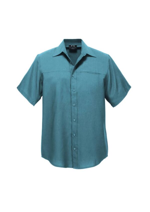 Oasis Mens Plain Short Sleeve Shirt - Image 12