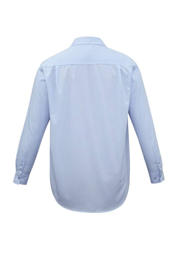 Mens Micro Check Long Sleeve Shirt - Image 7