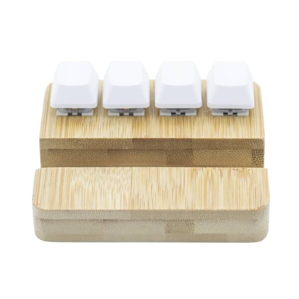 Bamboo Stand Holder Key Pressing Stress Reliever - Image 3