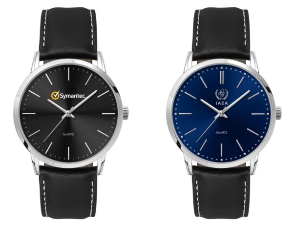 Mens Dress Watch, Leather Strap