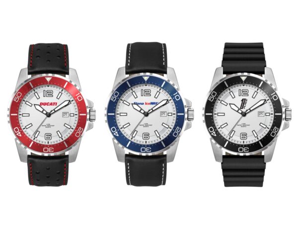 Sports Watch, Leather or Silicone Strap