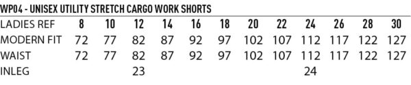 Unisex Utility Stretch Cargo Work Shorts - Image 7
