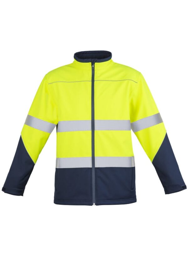 Unisex Hi Vis Softshell Jacket - Image 2