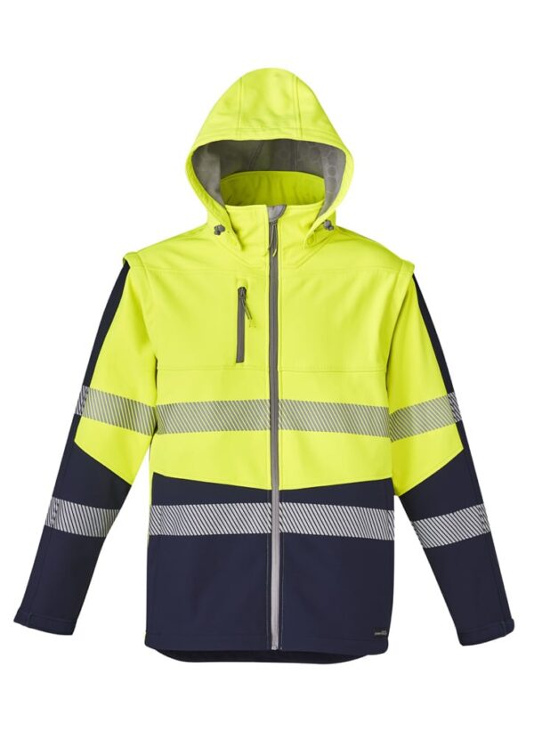 Unisex Streetworx 2 In 1 Stretch Softshell Jacket - Image 6