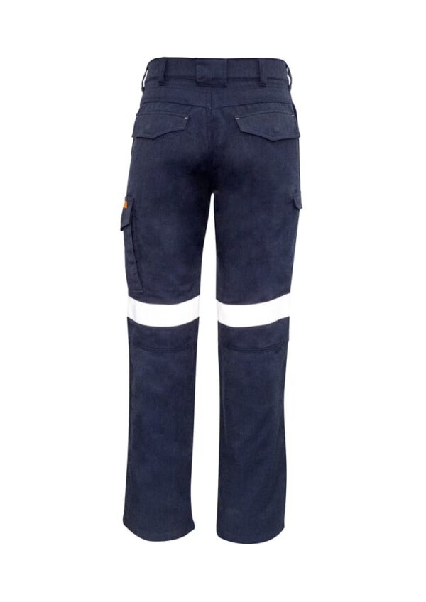 Mens Orange Flame Taped Cargo Pant (Regular) - Image 3