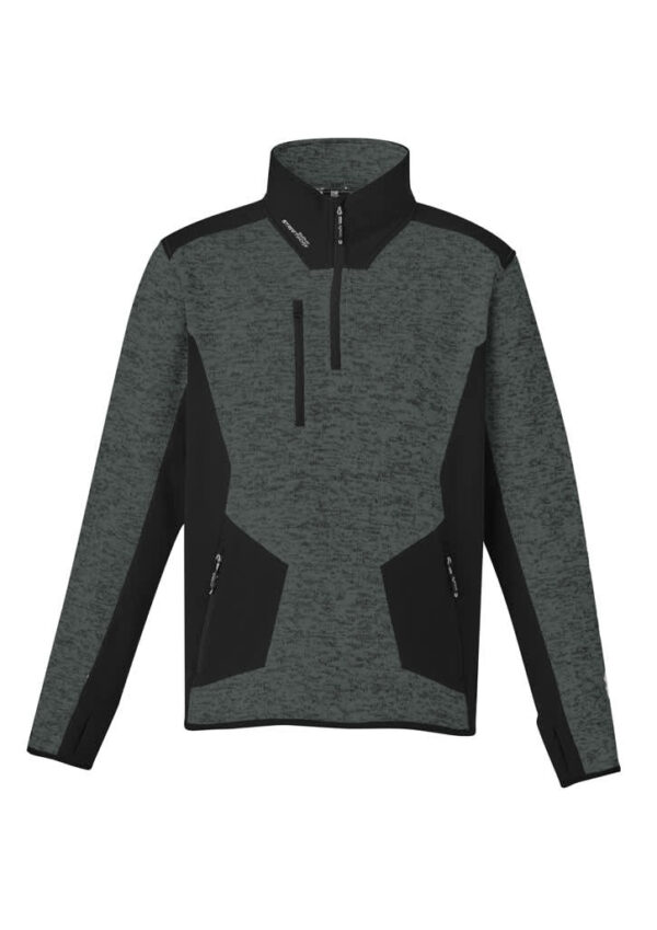 Unisex Streetworx Reinforced Knit 1/2 Zip Pullover - Image 4