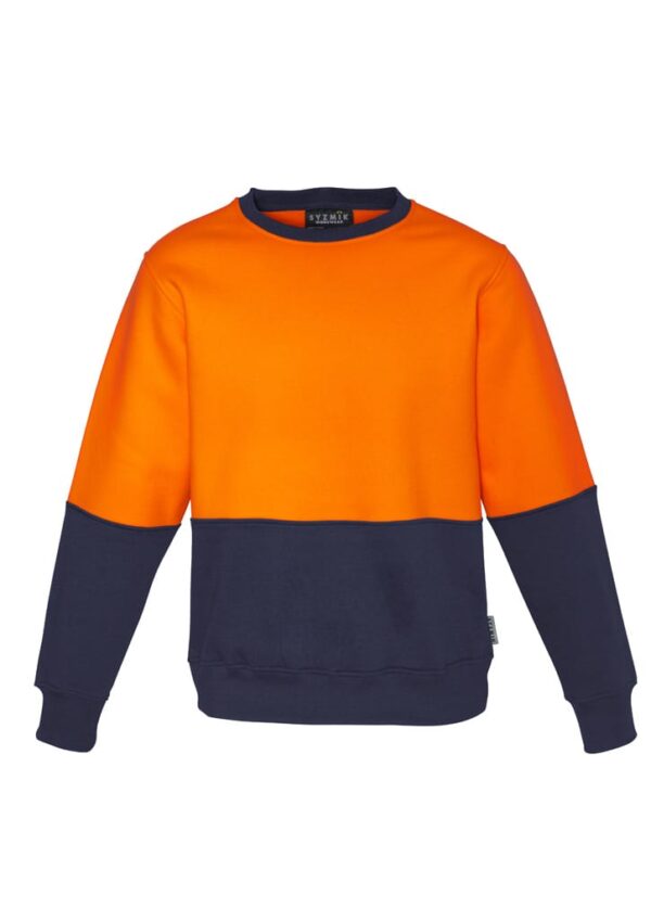 Unisex Hi Vis Crew Sweatshirt - Image 4
