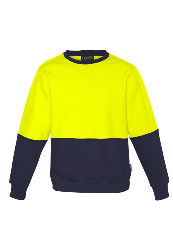 Unisex Hi Vis Crew Sweatshirt - Image 2