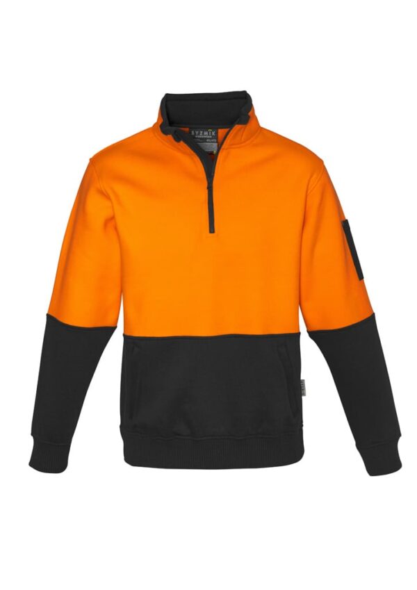 Unisex Hi Vis 1/2 Zip Pullover - Image 6