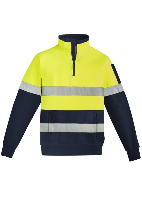 Unisex Hi Vis 1/4 Zip Pullover - Hoop Taped - Image 4