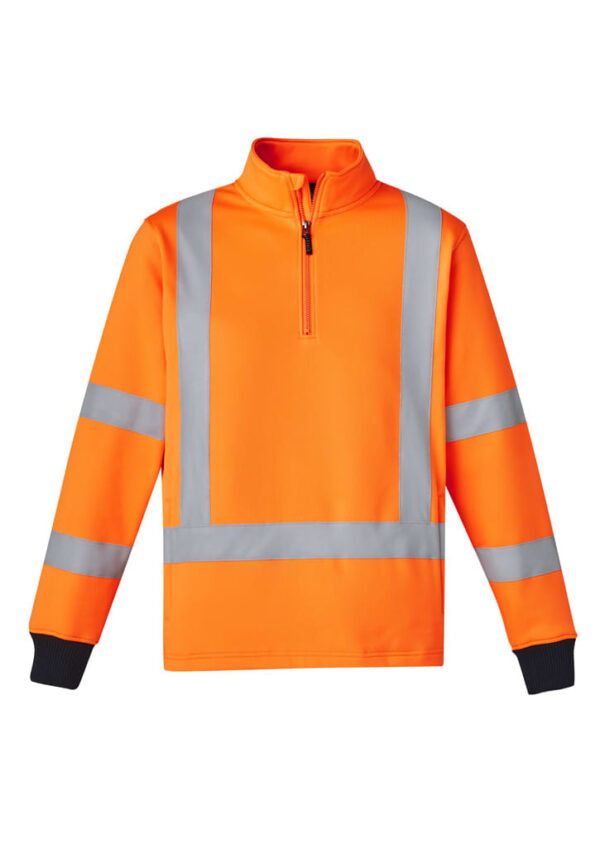 Unisex Hi Vis X Back Rail Jumper - Image 2