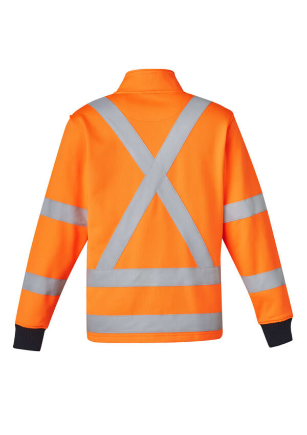 Unisex Hi Vis X Back Rail Jumper - Image 3