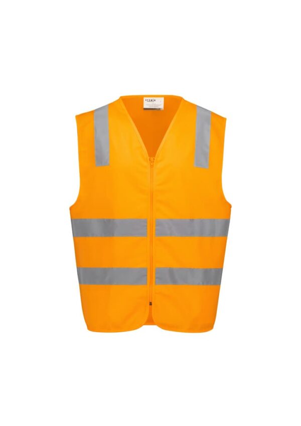 Unisex Hi Vis VIC Rail Zip Vest - Image 2