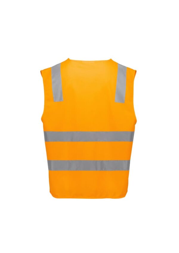Unisex Hi Vis VIC Rail Zip Vest - Image 3
