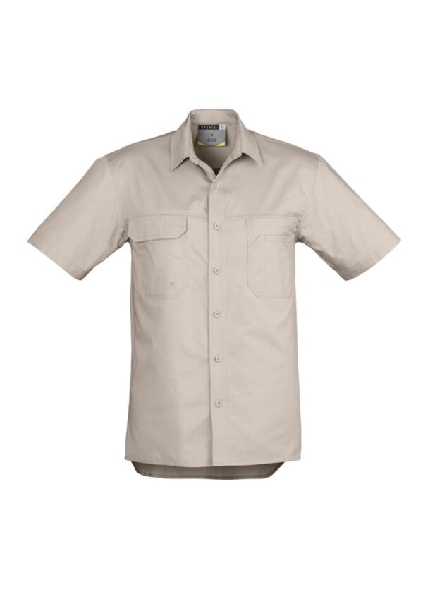 Mens Lightweight Tradie Short Sleeve Shirt - Image 2