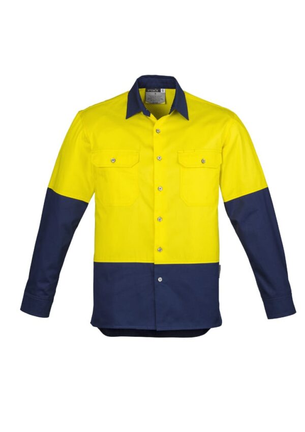 Mens Industrial Long Sleeve Shirt - Image 4