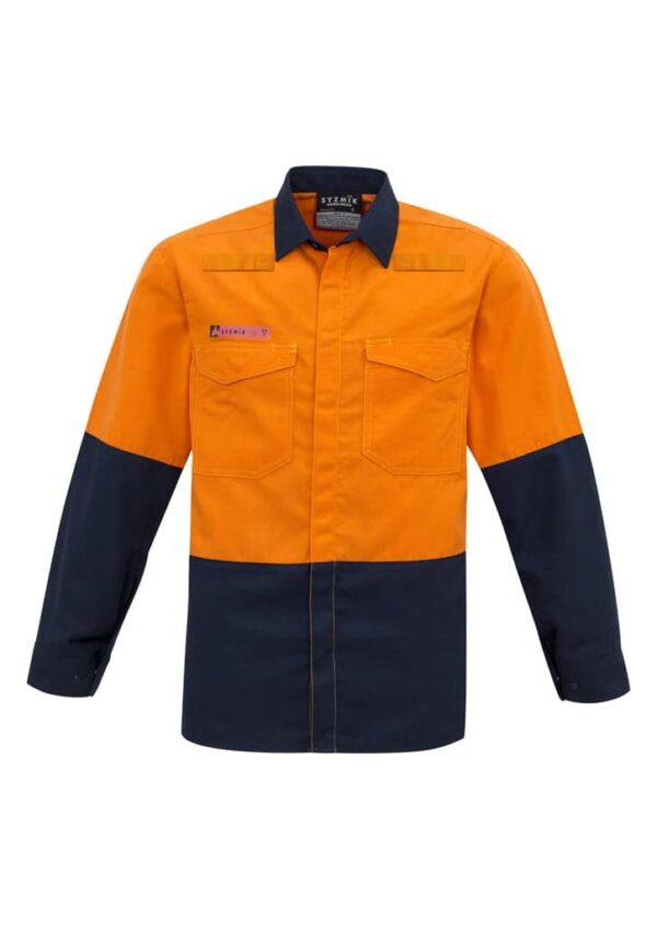 Mens Hi Vis Spliced Shirt - Image 2
