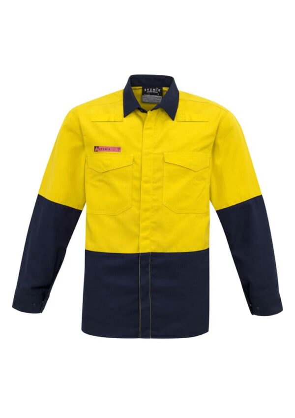 Mens Hi Vis Spliced Shirt - Image 4