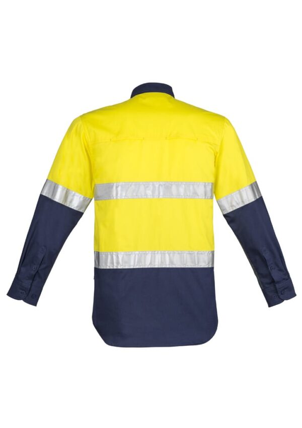 Mens Closed Front Long Sleeve Shirt - Hoop Taped - Image 3